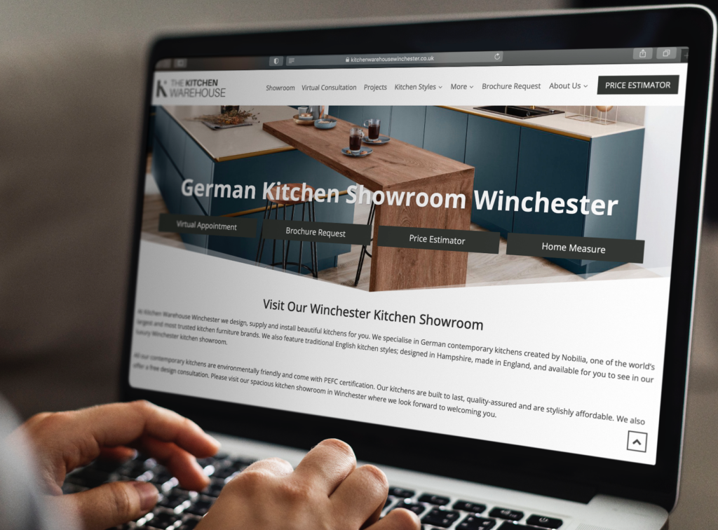 Kitchen Warehouse laptop